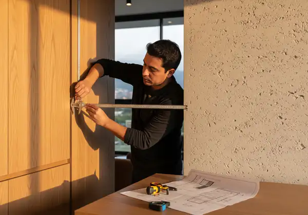 Diseño de cocina a medida en Bogotá con ajuste milimétrico y acabados de lujo adaptados al estilo de vida del cliente.
